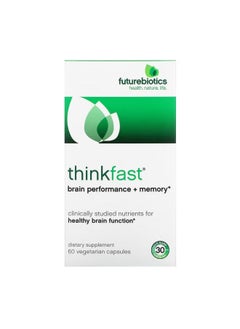 Futurebiotics ThinkFast Brain Performance  Memory 60 Vegetarian Capsules  - Image 1