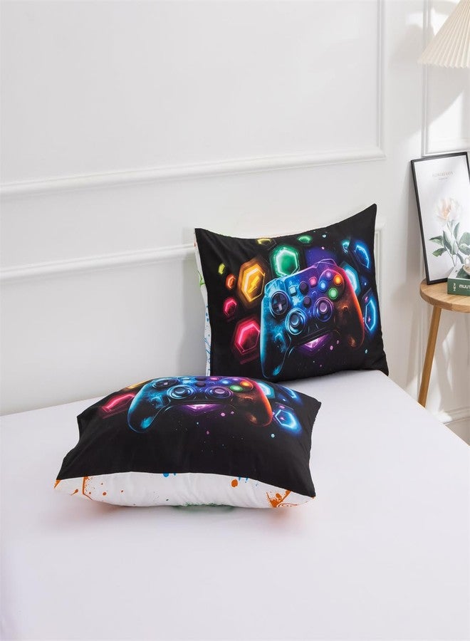 NTBED Game Console Comforter Set for Boys Girls Kids Space Universe 3D Gaming Bed Lightweight Microfiber Gamer Bedding Sets (Multi, Twin) - Image 4