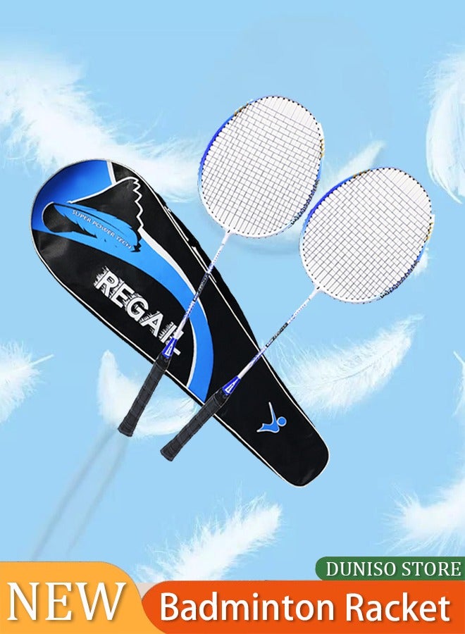 Generic Badminton Racket Set, Outdoor Sports Set, Including 2 Rackets And a Handbag - Image 2