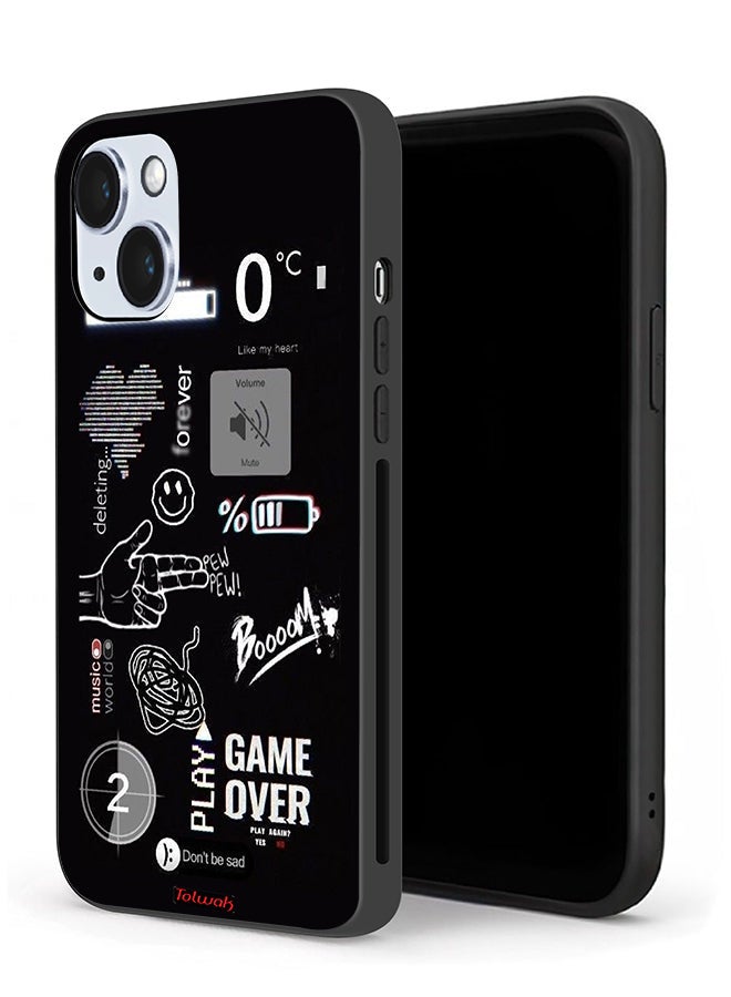 Tolwak Apple iPhone 14 Plus Protective Case Game Over Pew Pew - Image 1