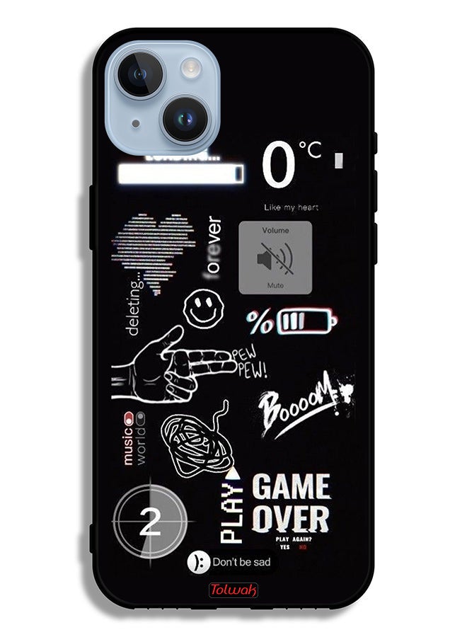 Tolwak Apple iPhone 14 Plus Protective Case Game Over Pew Pew - Image 2