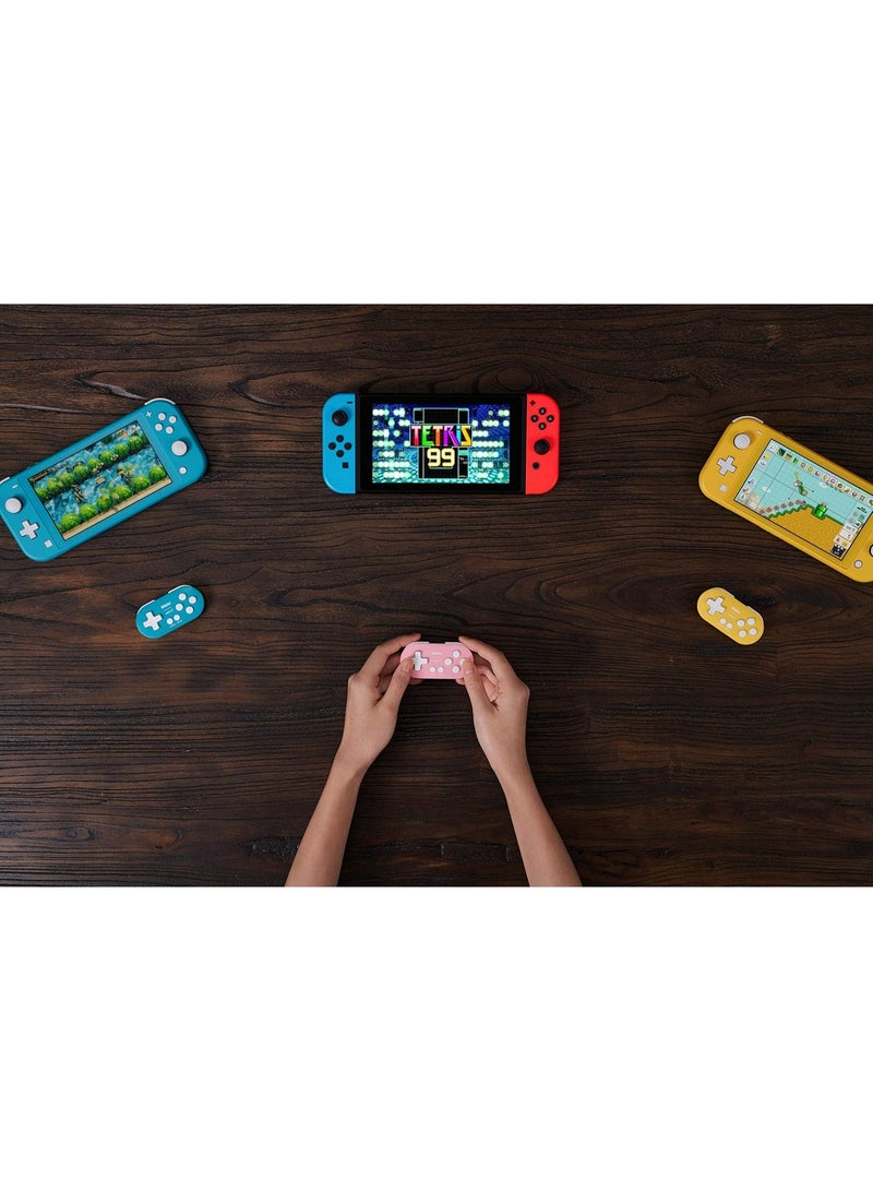8Bitdo Zero 2 Bluetooth Gamepad Keychain Sized Mini Controller for Switch, Windows, Android, macOS & Raspberry Pi(Pink Edition) - Nintendo Switch - Image 5