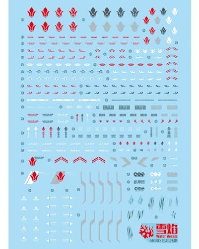 ANSAI Water Paste Water Slide Decals for MGSD Barbatos Scale Model - Image 1