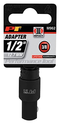 Performance Tool M962 3/8-Inch Female x 1/2-Inch Male Impact Adapter - Image 2