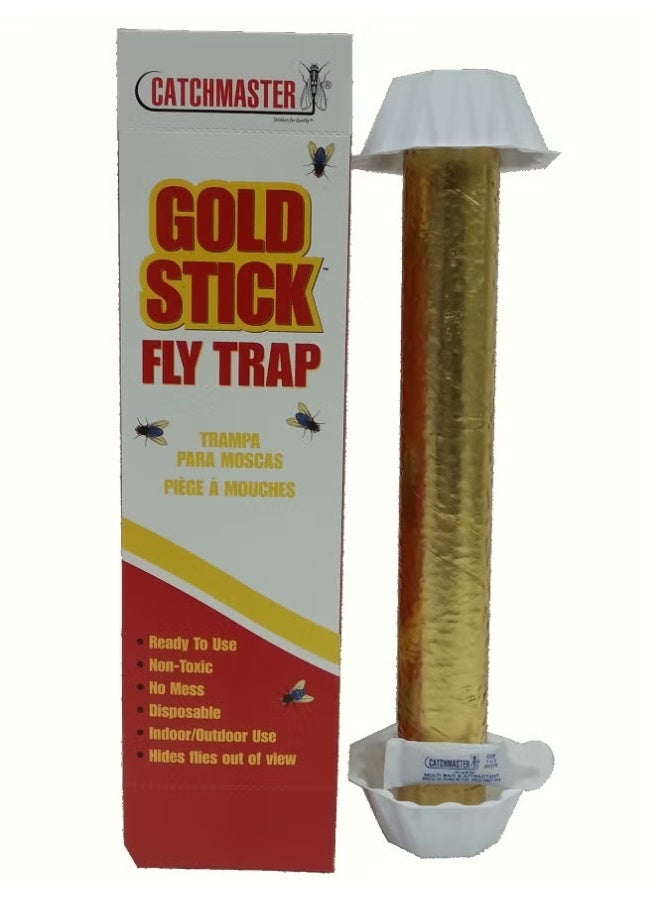 912 Gold Stick Fly Traps 12 Inch