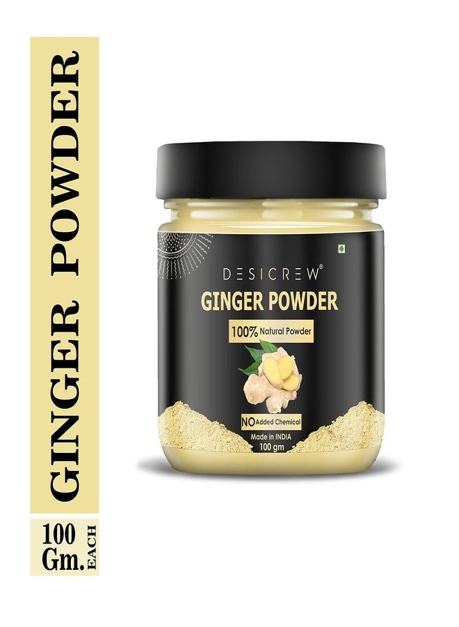 DESICREW Desi Crew Pure & Natural Ginger Powder For Skin Toning, Anti-Ageing, Blackhead Removal, Anti Acne & Pimple Free, Deep Cleansing, Skin Face Pack 100 GM - Image 2