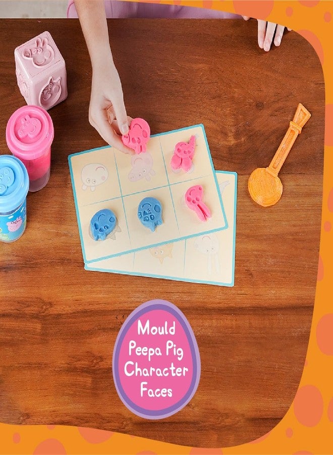 Dough Magic Peppa Pig Roll N Match Cube Activity Set with Moulding Lid Pack of 2 100Gm Each|Fun with Water Based Dough|Art & Craft Kit|Birthday & Return Gift for Kids 3 Yrs+|Non-Toxic-Multicolor - Image 5