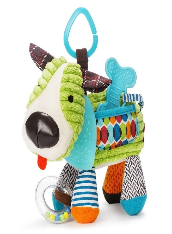 Slipps Soft Toy Baby Activity and Teething Toy with Multi-Sensory Rattle and Textures, Gift for Newborns and Infants (Puppy) - Image 1