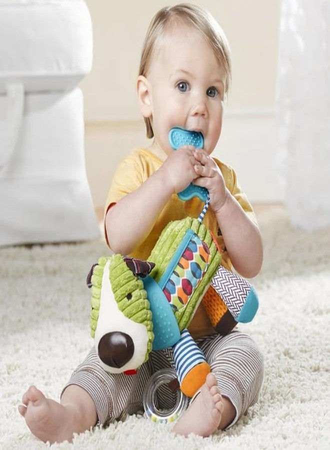 Slipps Soft Toy Baby Activity and Teething Toy with Multi-Sensory Rattle and Textures, Gift for Newborns and Infants (Puppy) - Image 2