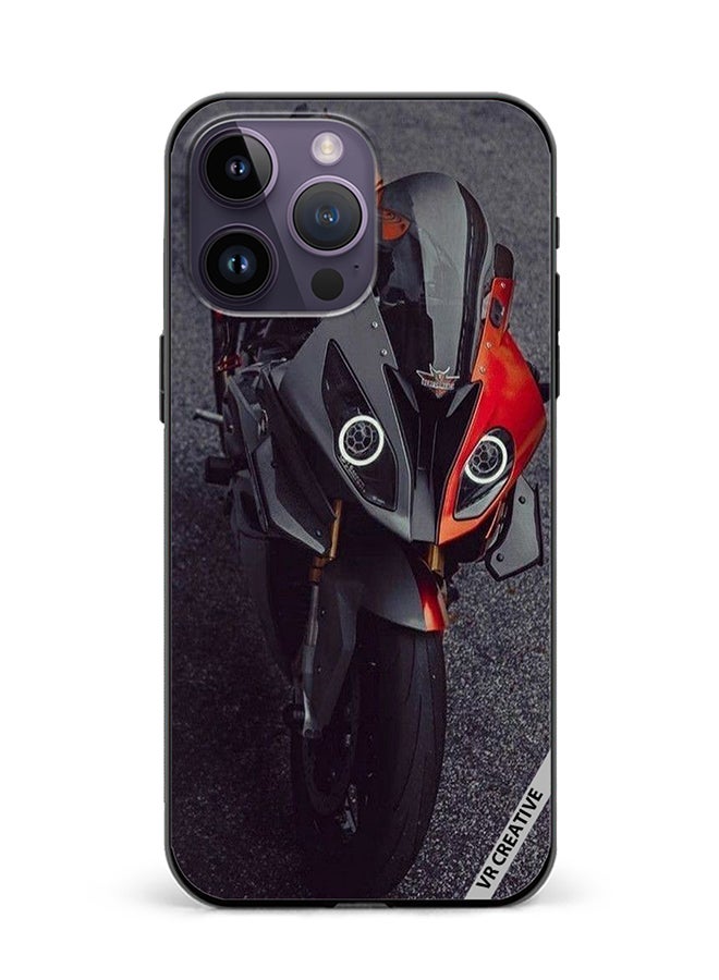 Protective Case Cover For Apple iPhone 16 Pro Max Bike Design Multicolour