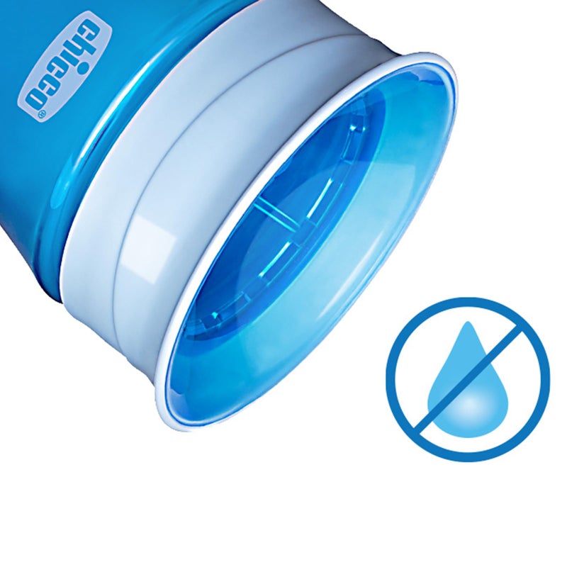 Chicco 360Â° Spoutless Rim-Trainer with Removable Transparent Membrane | Spill-Resistant | Top-Rack Dishwasher Safe | Open-Cup Training | Easy to Hold with Ergonomic Indents | Blue | 9+ Months - Image 3