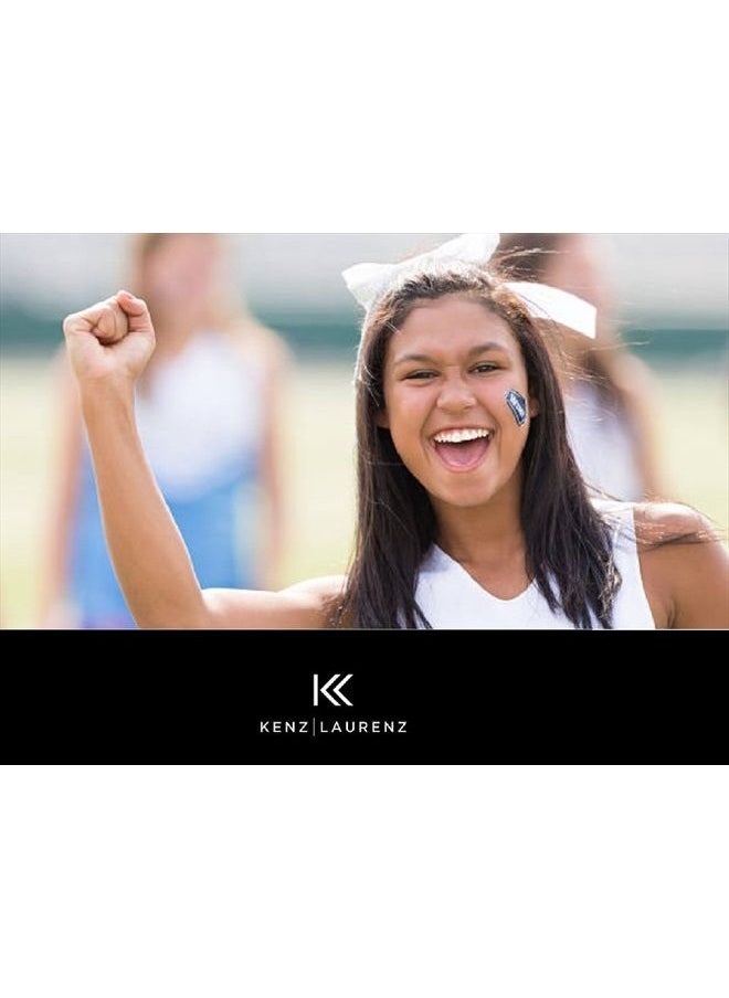 Kenz Laurenz - Cheer Bows Red Cheerleading Softball - Gifts for Girls and Women Team Bow with Ponytail Holder Complete your Cheerleader Outfit Uniform Strong Hair Ties Bands Elastics by Kenz Laurenz (1) - Image 1