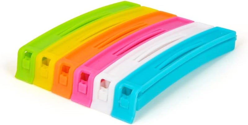 Tosaa 18 Pcs - 3 Different Size Plastic Food Snack Bag Pouch Clip Sealer Large,Medium,Small Plastic Snack Seal Sealing Bag Clips Vacuum Sealer (Multicolor) - Image 4