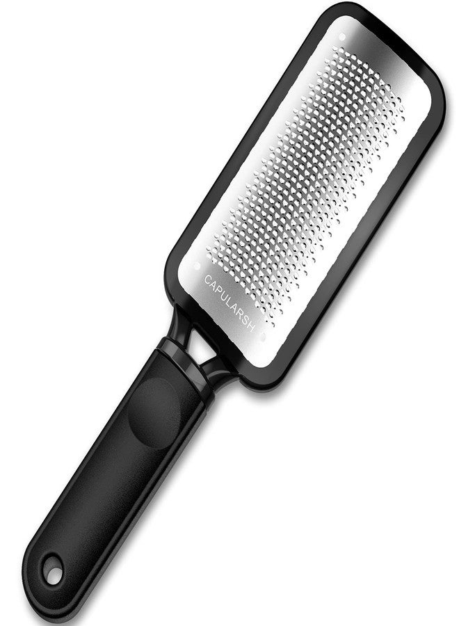 Capularsh Foot Scrubber Callus Remover for Feet - Foot File Foot Grater Foot Rasp Capularsh Professional Pedicure Tools Scraper Remove Callous Dead and Hard Skin Large Stainless Steel for Both Dry and Wet Feet - Image 1