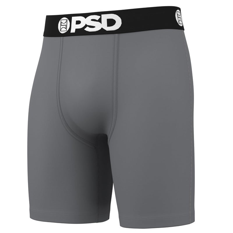 PSD مجموعة 3 قطع من بوكسر بريف للرجال باللون الأحمر/الرمادي/الأسود، متعدد، S - Image 4