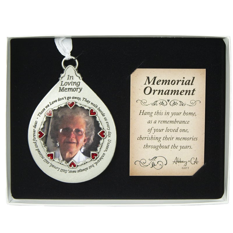 Cathedral Art Memorial Photo Frame Ornament - In Loving Memory, Memorial Christmas Ornaments, 1 1/2-Inch Photo, by Abbey & CA Gift - Image 3