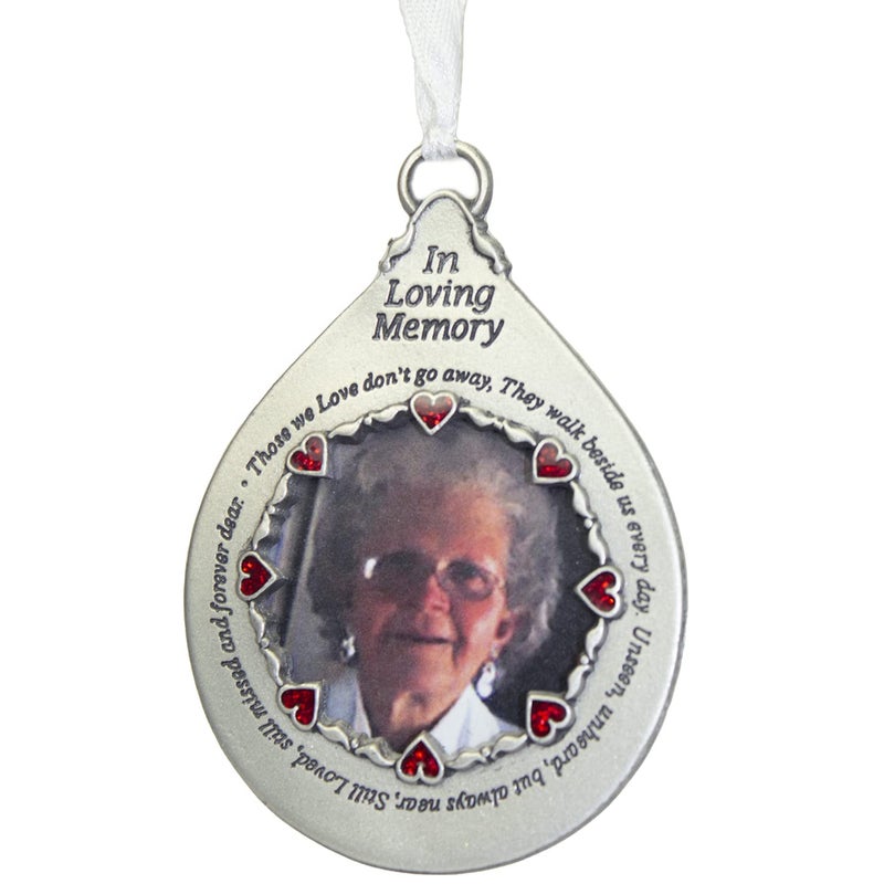 Cathedral Art Memorial Photo Frame Ornament - In Loving Memory, Memorial Christmas Ornaments, 1 1/2-Inch Photo, by Abbey & CA Gift - Image 1