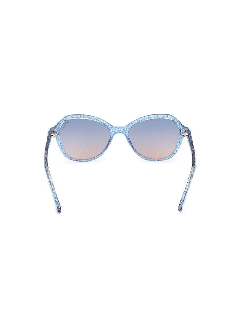 GUESS - Girls UV Protection Asymmetrical Shape Sunglasses - GU923992W48 - Lens Size: 48 Mm - Image 1
