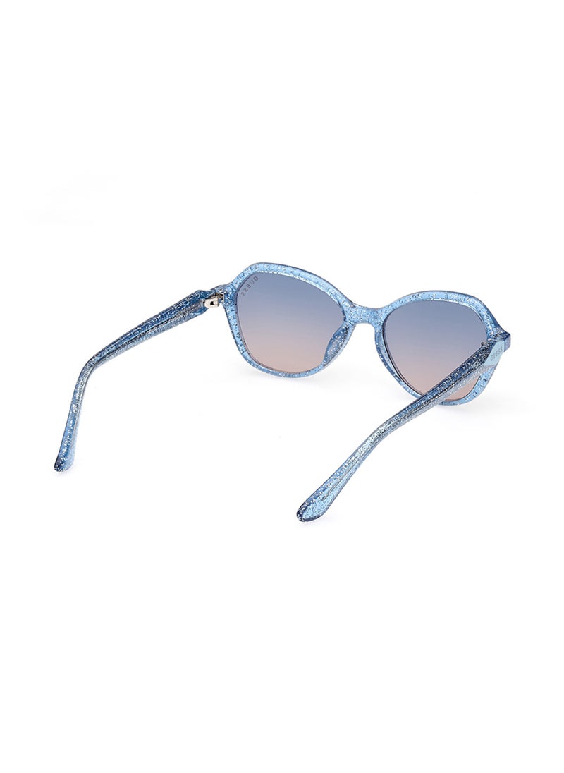 GUESS - Girls UV Protection Asymmetrical Shape Sunglasses - GU923992W48 - Lens Size: 48 Mm - Image 1