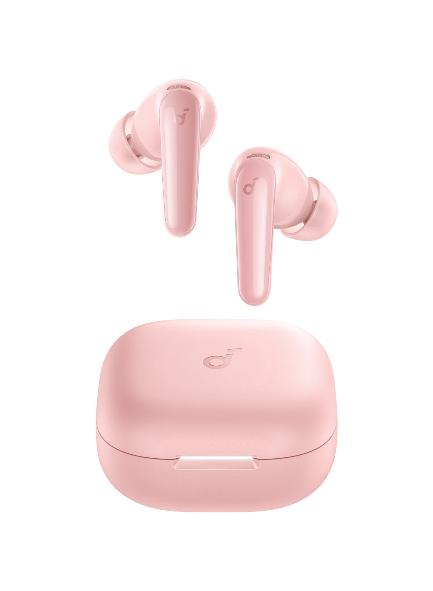 P31i By Anker, Real-Time Adaptive Noise Cancelling, Hi-Res Sound, Wireless Bluetooth Earbuds, Translation Earbuds, 50H Playtime, Wireless Earbuds,Bluetooth Earbuds,Bluetooth Headphones Pink