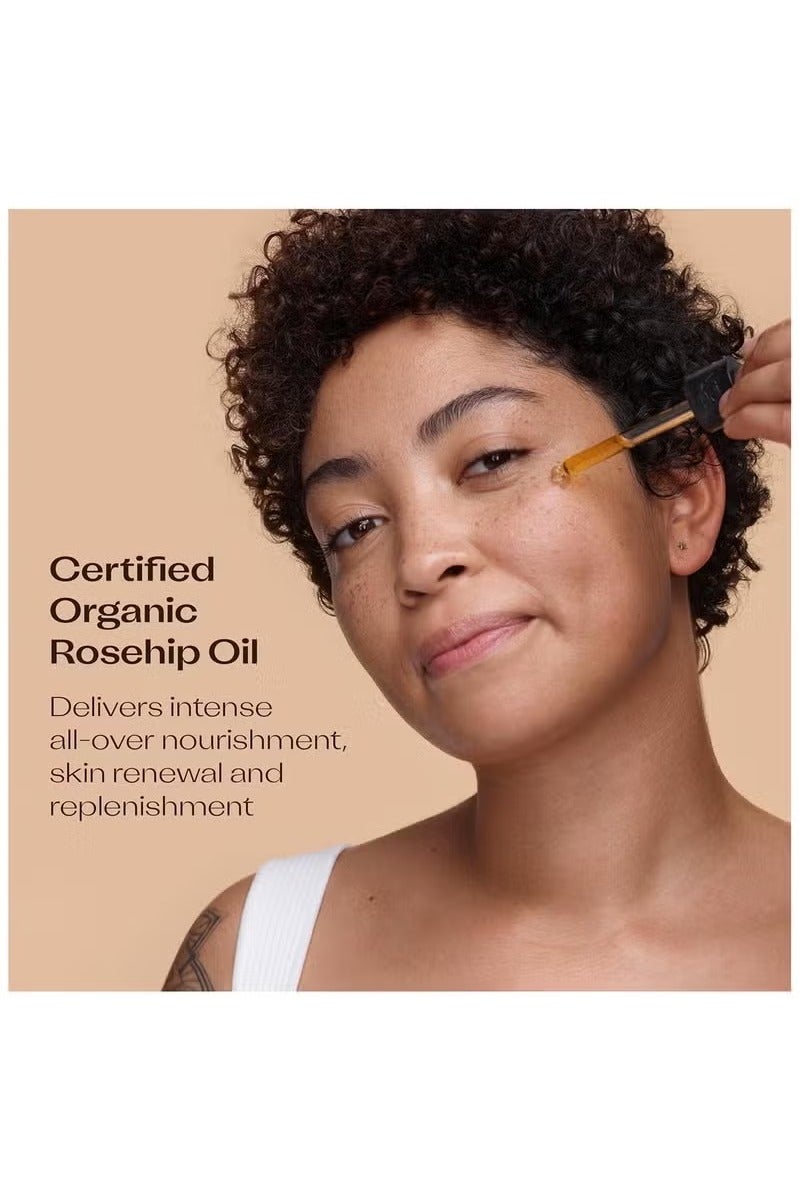 تريلوجي زيت الوردية العضوي المعتمد ، التغذية المكثفة ، تحسن مظهر الندوب ، علامات التمدد ، الخطوط الدقيقة ، والتجاعيد ، 1.5 أوقية فلورية - Image 2