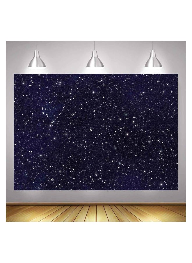 XLL Early 2000s Theme Backdrops Night Sky Star Universe Space Starry Photo Background Galaxy Stars Children Boy or Girl Birthday Party Photography Backdrops Cake Table Banner 7x5ft - Image 4