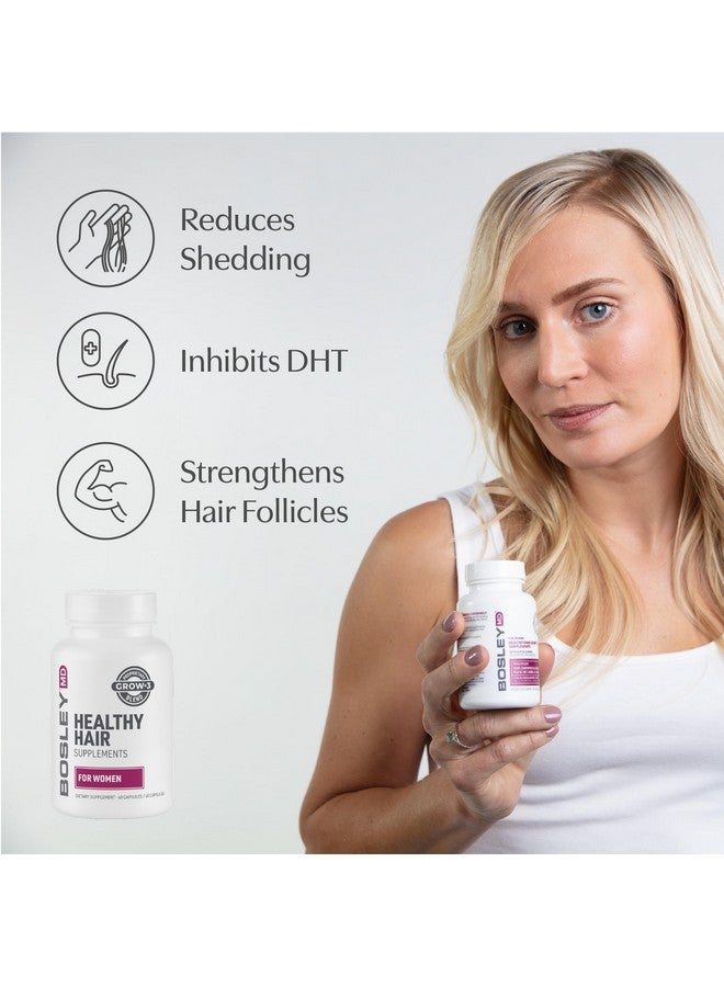 بوسلي ام دي مكمل نمو الشعر للنساء من BosleyMD (كمية تكفي لمدة شهرين) - Image 2
