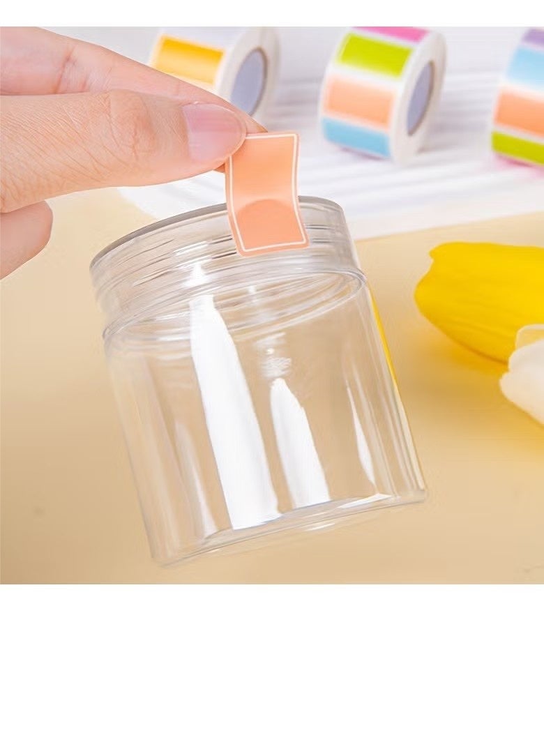 2 لفة من 500 ملصق فهرس مقاوم للماء وملون - ملصقات لاصقة لامعة ومتينة للتنظيم والوسم وبطاقات الأسماء الشخصية - Image 4