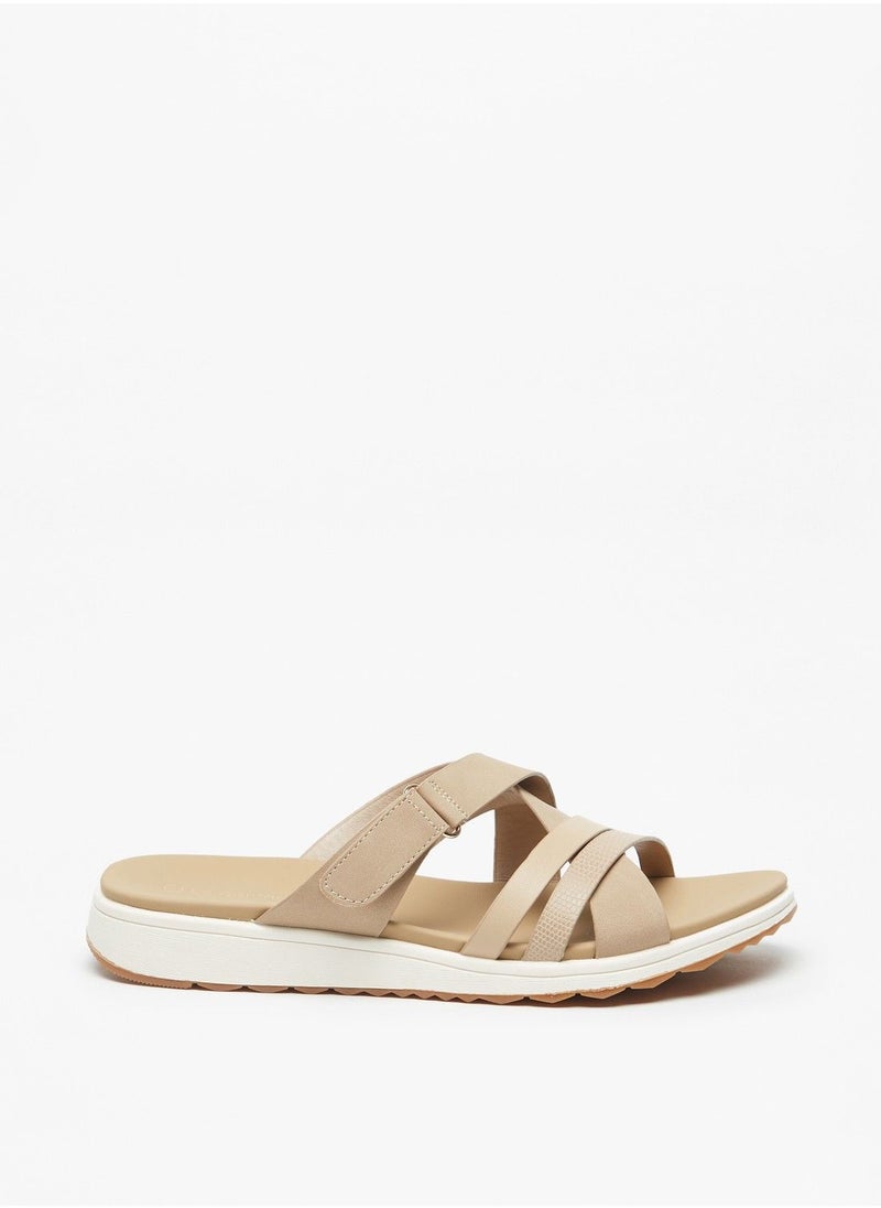 Le Confort - Le Confort Cross Strap Slip-On Flatform Sandals - Image 1