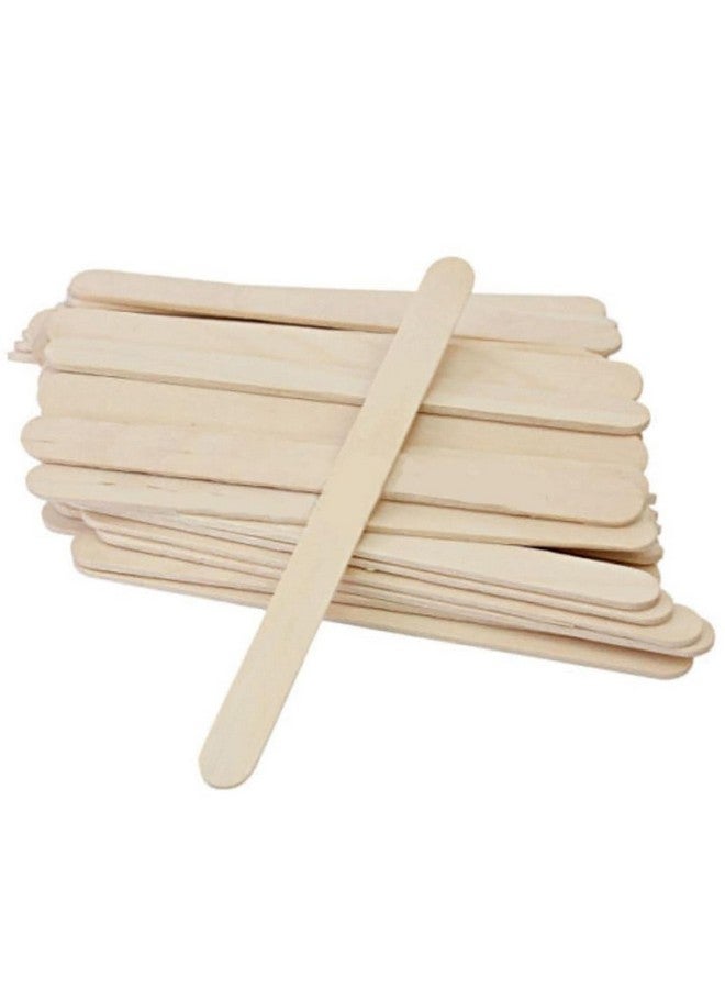 Bittern 50Pcs Wooden Wax Sticks Applicator Small Salon Supply Spatulas Sticks - Image 4