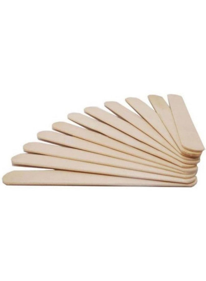 Bittern 50Pcs Wooden Wax Sticks Applicator Small Salon Supply Spatulas Sticks - Image 5