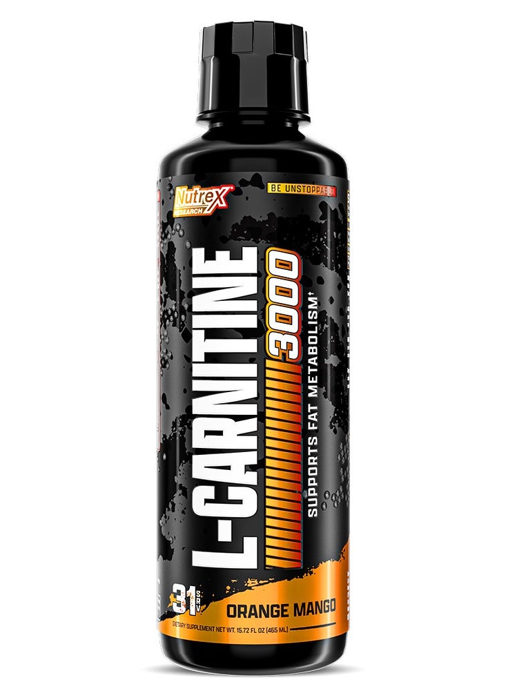 Nutrex Research Nutrex L-Carnitine 3000 Orange Mango  465ML  - Image 1
