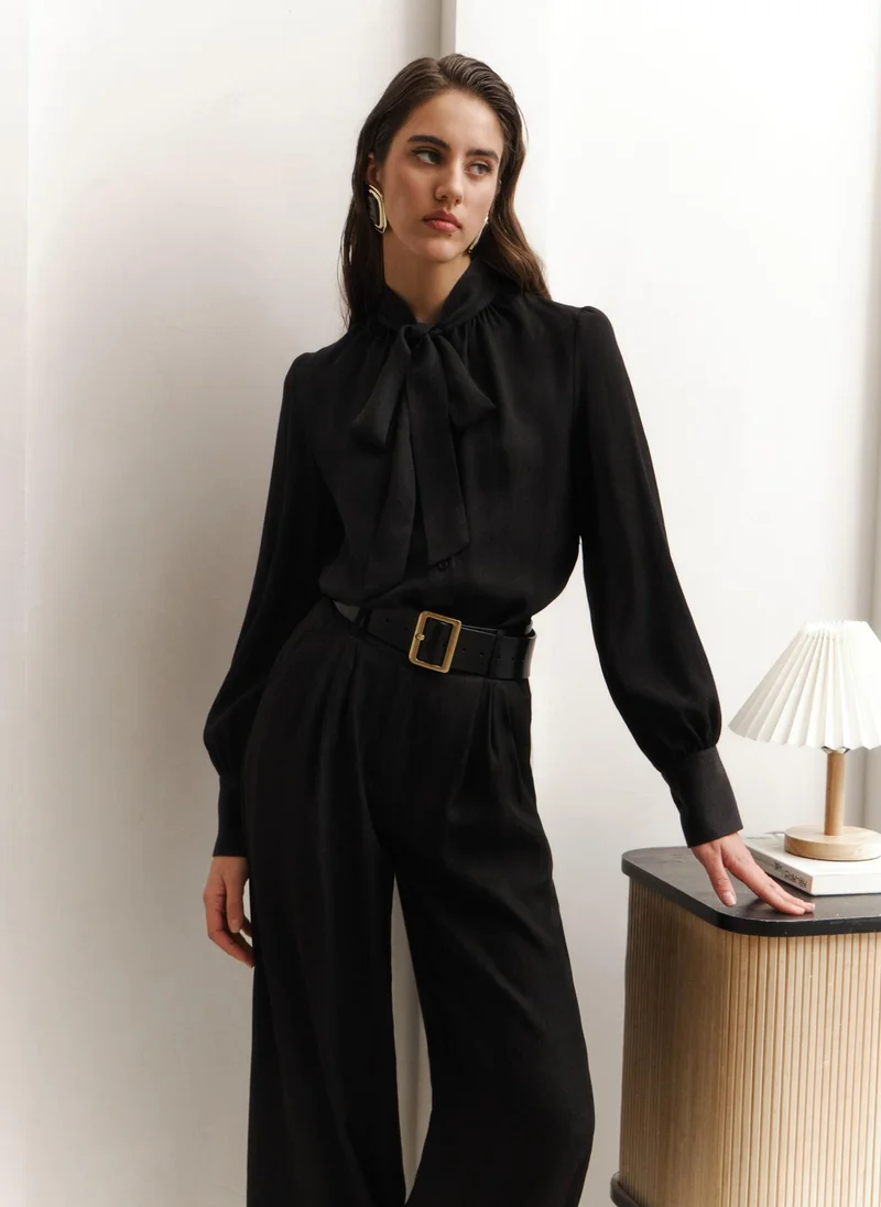 Lichi  Loose-fitting trousers with waist pleats for Women | Best Price UAE