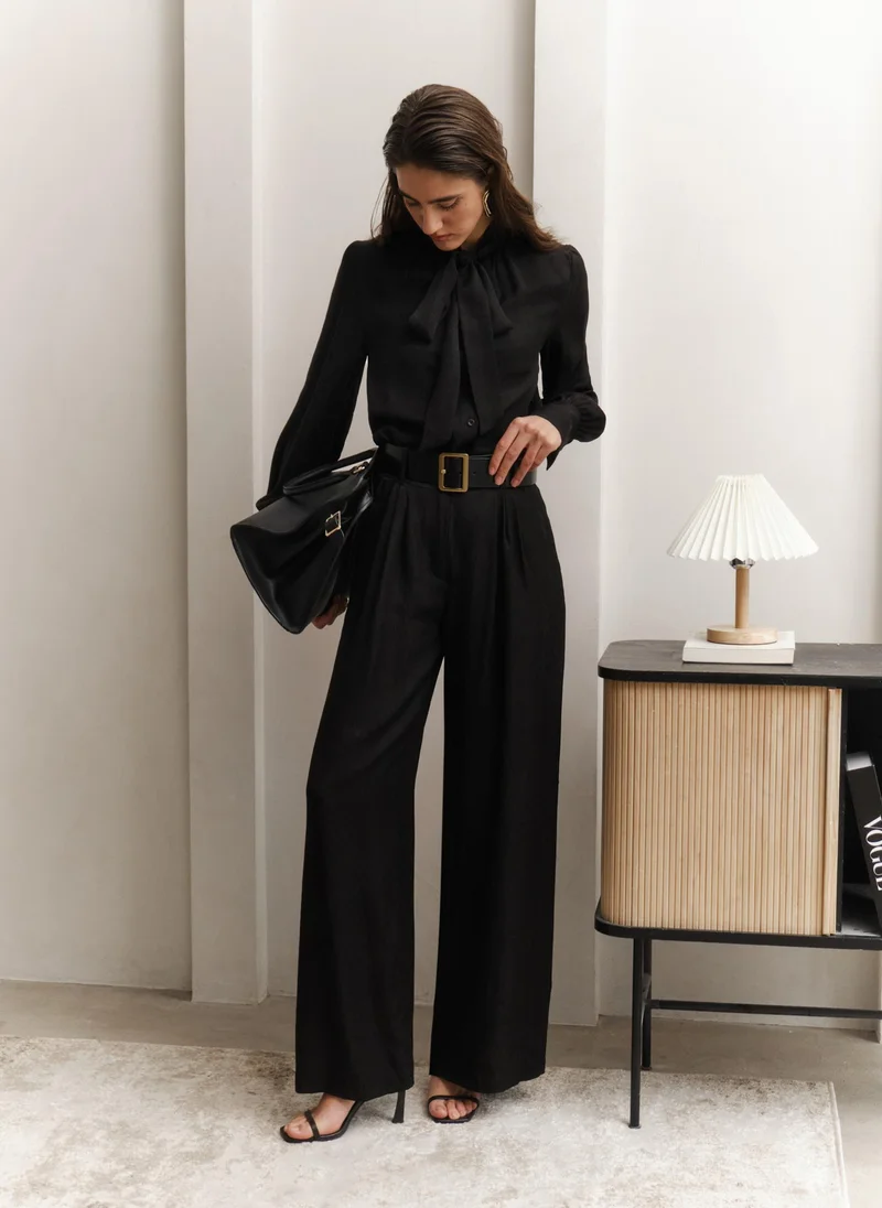 Lichi  Loose-fitting trousers with waist pleats for Women | Best Price UAE
