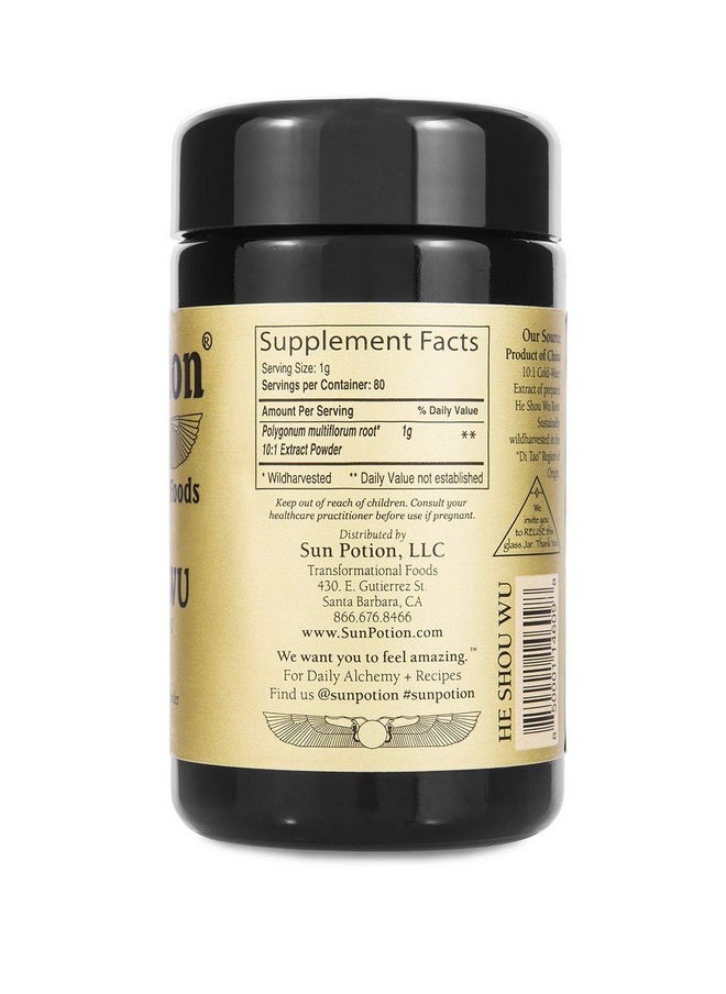 Sun Potion He Shou Wu (Wildcrafted) - Rejuvenation Tonic (80g)