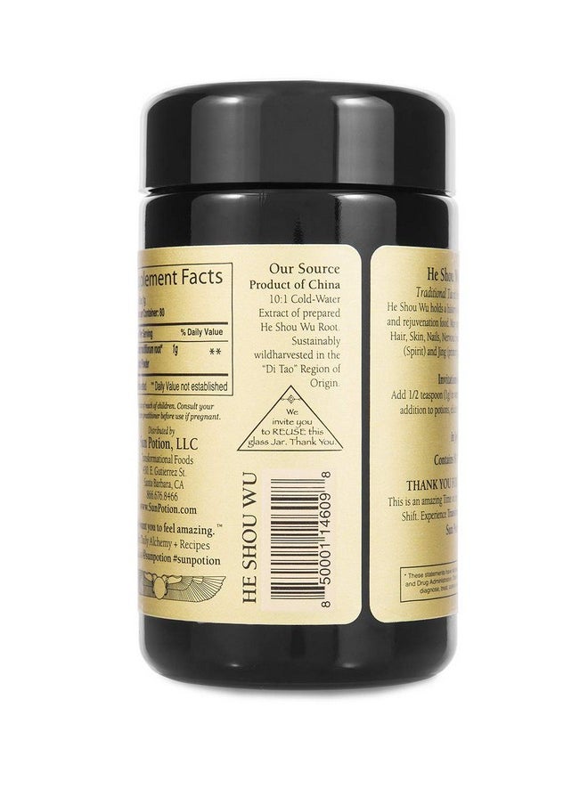 Sun Potion He Shou Wu (Wildcrafted) - Rejuvenation Tonic (80g)