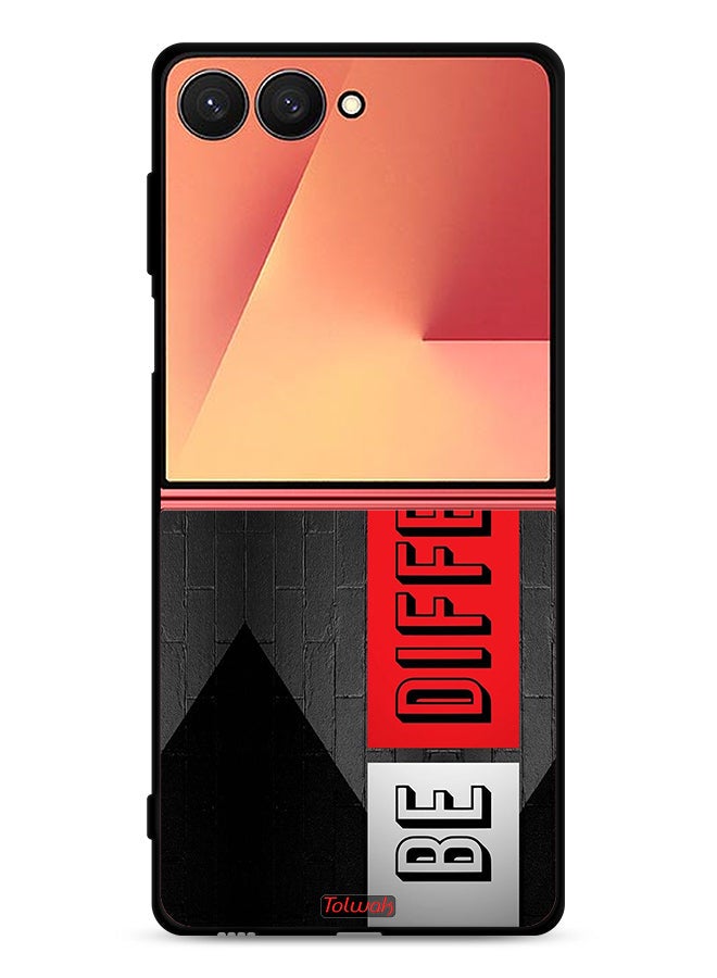 Tolwak Samsung Galaxy Z Flip7 Protective Case Cover Be Different - Image 1