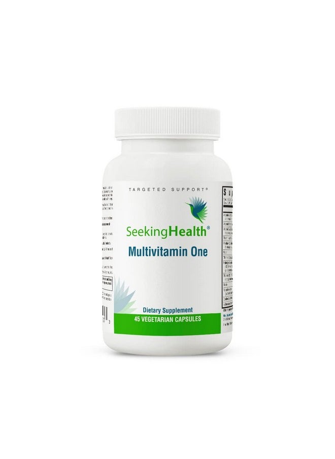 Seeking Health Seeking Health Multivitamin One - Supplement with Zinc, Vitamin B12, & Vitamin A - Magnesium-Free Formula - Multivitamin Supports Methylation & Healthy Aging - 45 Capsules  - Image 1
