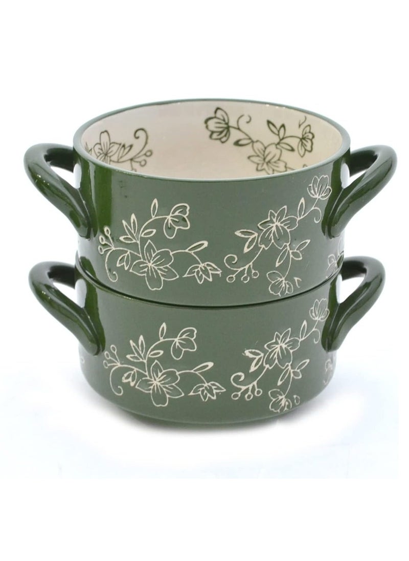 Temp-tations temp-tations® Floral Lace Set of 4 baker with wire rack - Green  - Image 4