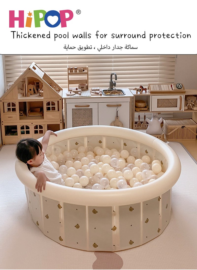 HIPOP - Inflatabl Ocean Ball Pit Pool,Children's Playground Pad,100*100cm Tent House for Kid - Image 1