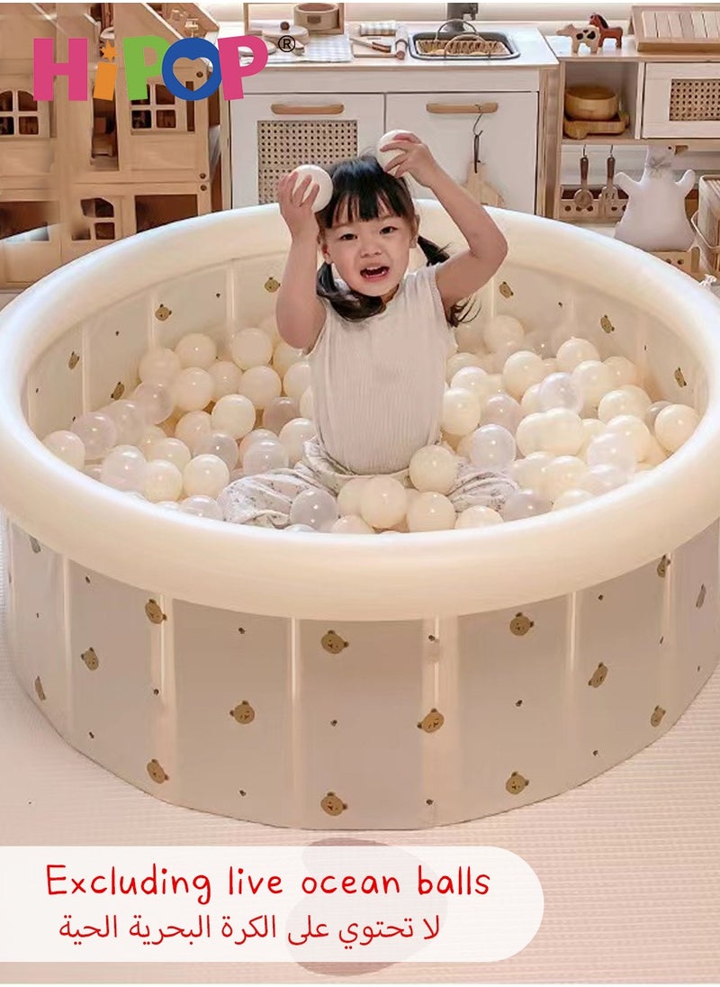 HIPOP - Inflatabl Ocean Ball Pit Pool,Children's Playground Pad,100*100cm Tent House for Kid - Image 1