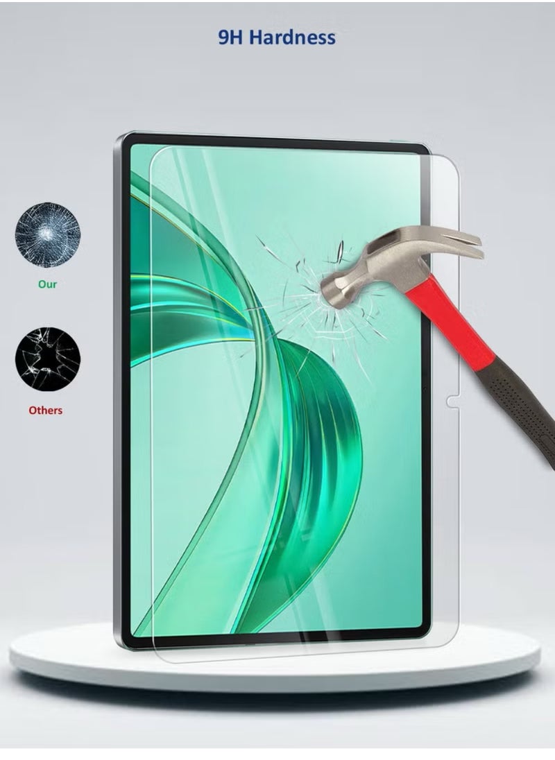 Honor Pad X8a - Tempered Glass Screen Protector - Delicate Touch , Higher Transparency , Easy to Install ,Anti-scratch and Bubble-free Screen Protector - Clear