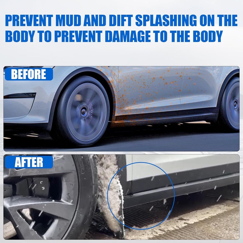 BEEGROW 22-23 Tesla Model X mud Flaps - Image 4