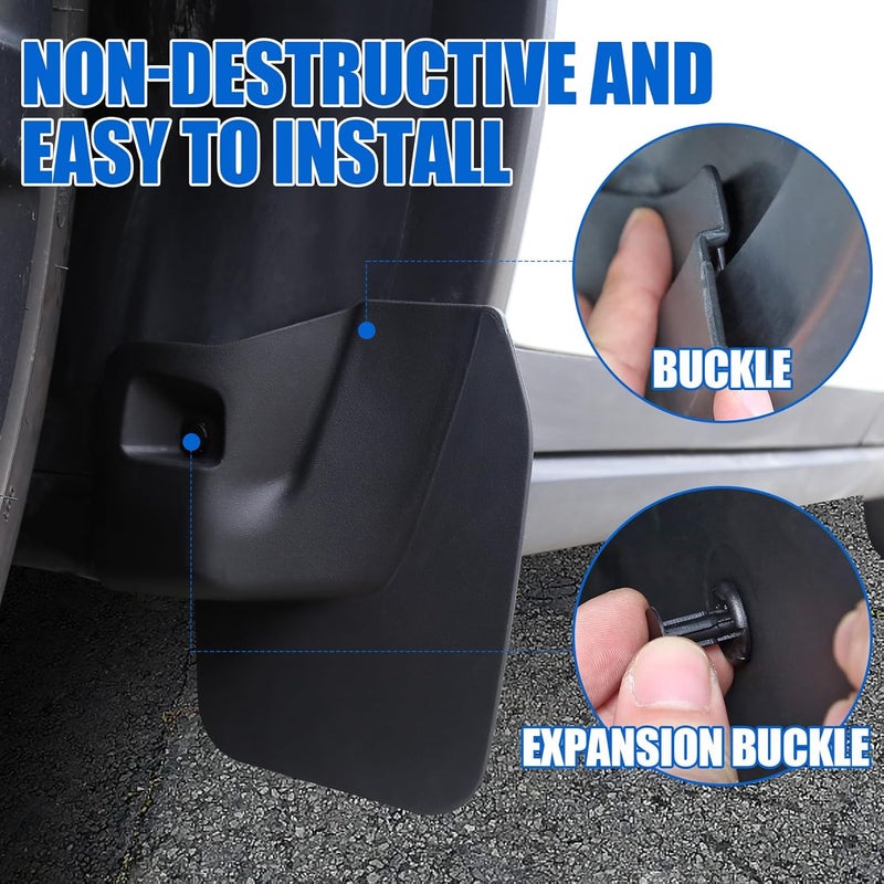 BEEGROW 22-23 Tesla Model X mud Flaps - Image 5