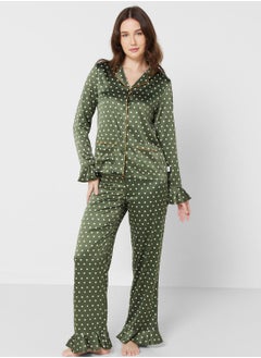 Printed Shirt & Pyjama Set