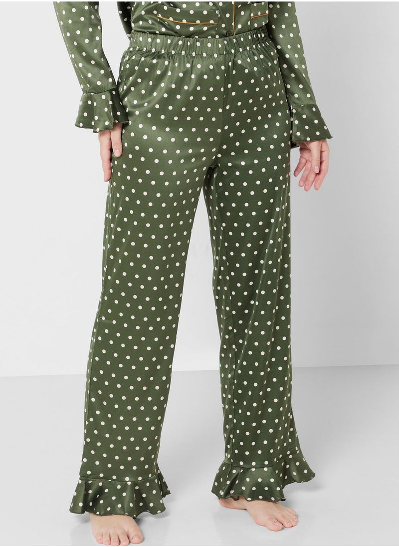 CHELSEA PEERS - Printed Shirt & Pyjama Set - Image 1