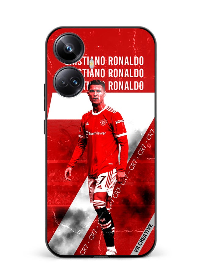 VR CREATIVE Protective Case Cover For Realme 10 Pro Plus Cr7 Design Multicolour - Image 1