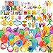 WEARXI 100 PCS Prefilled Easter Eggs with Toys 45 Plastic Easters Egg55 Easter Egg Fillers Toys Easter Eggs Filled Easter Basket Stuffers for Toddler Boy Girl Party Favors Easters Gifts for Kids - Image 2