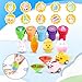 WEARXI 100 PCS Prefilled Easter Eggs with Toys 45 Plastic Easters Egg55 Easter Egg Fillers Toys Easter Eggs Filled Easter Basket Stuffers for Toddler Boy Girl Party Favors Easters Gifts for Kids - Image 4