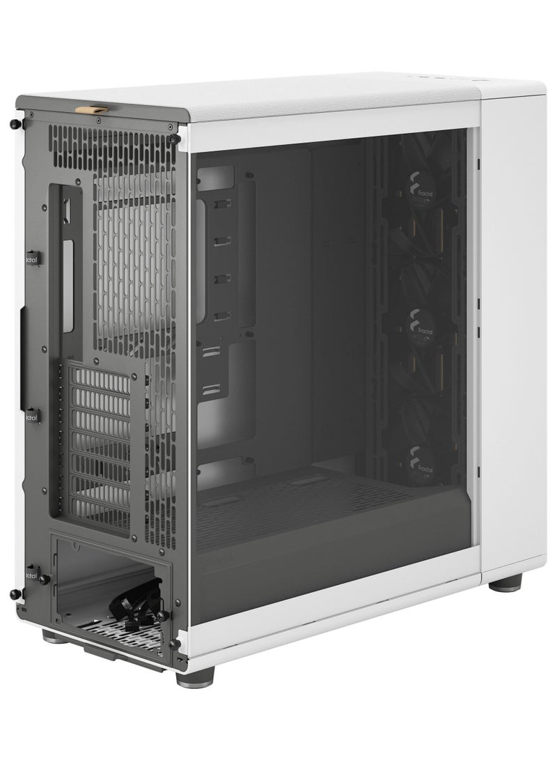 Fractal Design North XL E-ATX Mid Tower Computer Case, Walnut Wood Front Panel, Tempered Glass Side Panel, 3x Aspect 140mm PWM Included, Up to 420mm Radiator, 9x Fans Support, Dust Filters, Type-C, 2x USB 3.0, Chalk White | FD-C-NOR1X-06 - Image 5
